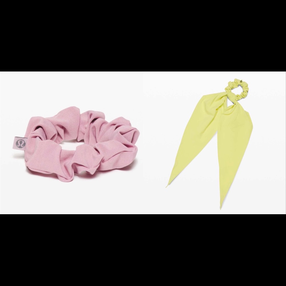 NWT 2X Lululemon Uplifting Scrunchies